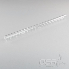 Swarf Crucible 220mm, silica, for HW tubes, reduced end G31220.001E