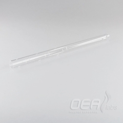Swarf Crucible 225mm, silica, for SW tubes, straight end G31228.001E