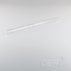 Swarf Crucible 240mm, silica, for HW tubes, reduced end G31240.001E