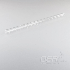 Swarf Crucible 240mm, silica, for SW tubes, reduced end G31241.001E