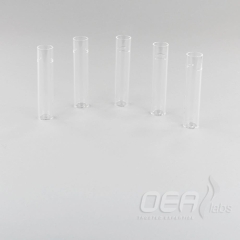 Swarf Crucible, transparent silica, for HW, 60x13mm G31510.005P