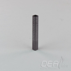 Crucible 7mm, Long, Graphite, Square, 5 x 40mm, 4mm bore G52103.001E