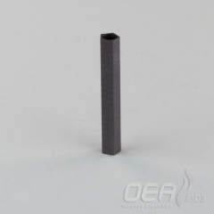 Crucible 7mm, Long, Graphite, Pentagonal, 40mm, 4.5mm bore G52105.001E