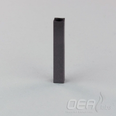 Crucible 9mm, Long, Graphite, Square, 6 x 40mm, 5mm bore G52151.001E
