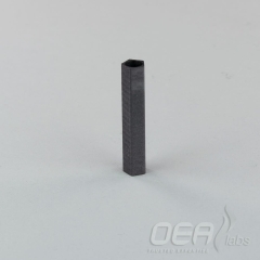Crucible 9mm, Long, Graphite, Pentagonal, 40mm, 6mm bore G52155.001E