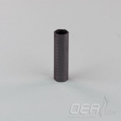 Crucible 9mm, Graphite, Hexagonal, 30mm, 6.5mm bore G52156.001E