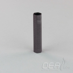 Crucible 9mm, Long, Graphite, Hexagonal, 40mm, 6.5mm bore G52157.001E