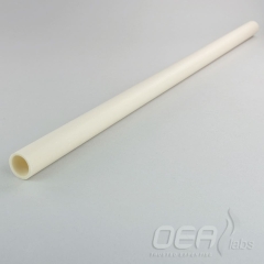 Ceramic Tube, alumina, 18 x 14 x 450mm G61100.001E