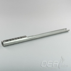 Swarf Crucible, Stainless, 25mm tubes, slits & tabs, 220mm M10333.001E