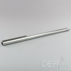 Swarf Crucible, Stainless, 19.5mm tubes, slits & tabs, 250mm M10340.001E