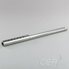 Swarf Crucible, Stainless, 19.5mm tubes, slits & tabs, 220mm M10350.001E