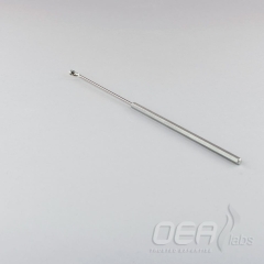 Micro-Spatula, RH cranked spoon, 4x6mm, hex handle, 170mm M11111.001E