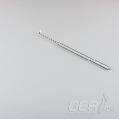 Micro-Spatula, LH cranked spoon, 3x5mm, hex handle, 150mm M11115.001E