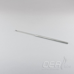 Micro-Spatula, straight spoon, 4x6mm, hex handle, 170mm M11121.001E