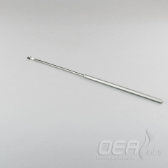 Micro-Spatula, straight spoon, 5x8mm, hex handle, 190mm M11122.001E