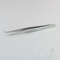 Forceps, curved pointed end, 130mm M11230.001E