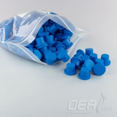 Injection Septa Stopper, 20mm, blue butyl rubber M32640.100P