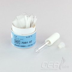 Micropipettes, 5ul, end/end filling, 29mm length, with aid M41105.250P