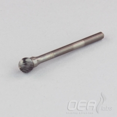 Spherical Burr, carbide, 6.0 x 3.0 x 44mm N26028.001E